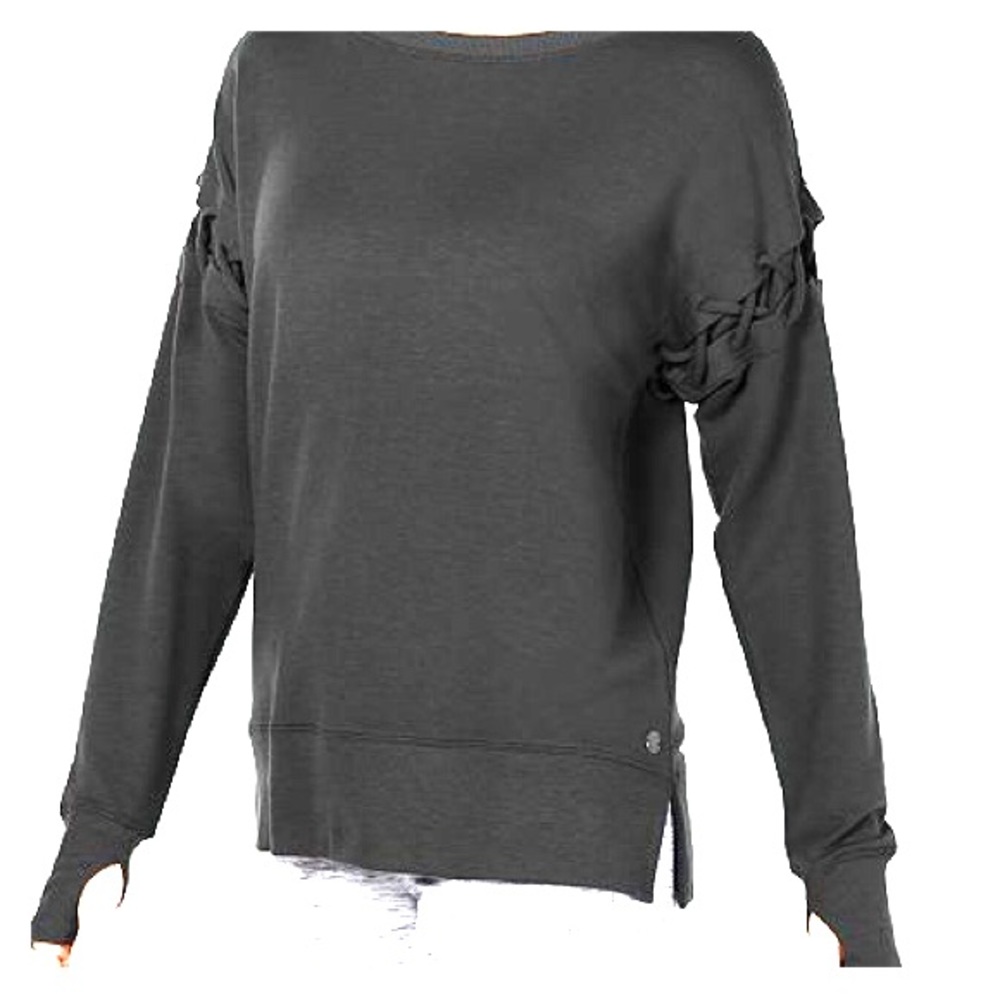 IDEOLOGY Sewn Sleeve Detail Pullover Hoodie NWOT